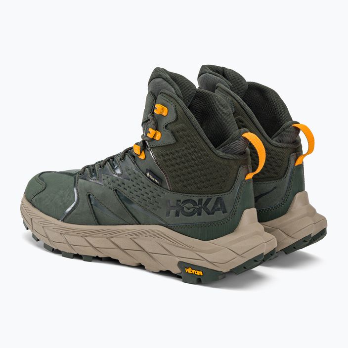Ανδρικές μπότες πεζοπορίας HOKA Anacapa Mid GTX πράσινο 1122018-TRYL 3