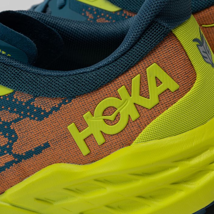 HOKA Speedgoat 5 ανδρικά παπούτσια για τρέξιμο μπλε-πράσινο 1123157-BCEP 7
