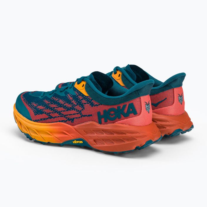 Γυναικεία παπούτσια για τρέξιμο HOKA Speedgoat 5 μπλε-πορτοκαλί 1123158-BCCML 5