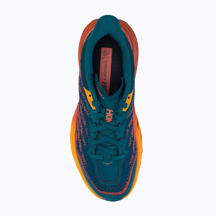 Γυναικεία παπούτσια για τρέξιμο HOKA Speedgoat 5 μπλε-πορτοκαλί 1123158-BCCML 6