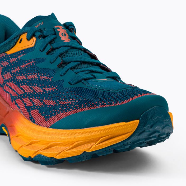 Γυναικεία παπούτσια για τρέξιμο HOKA Speedgoat 5 μπλε-πορτοκαλί 1123158-BCCML 8