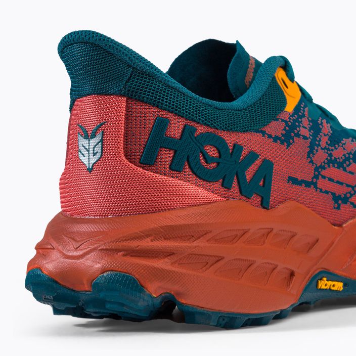 Γυναικεία παπούτσια για τρέξιμο HOKA Speedgoat 5 μπλε-πορτοκαλί 1123158-BCCML 9