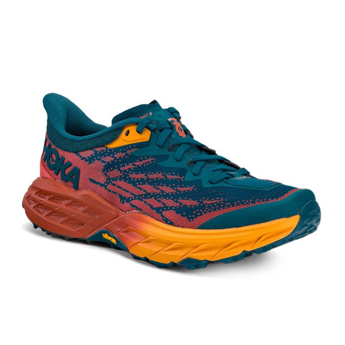 Γυναικεία παπούτσια για τρέξιμο HOKA Speedgoat 5 μπλε-πορτοκαλί 1123158-BCCML 14
