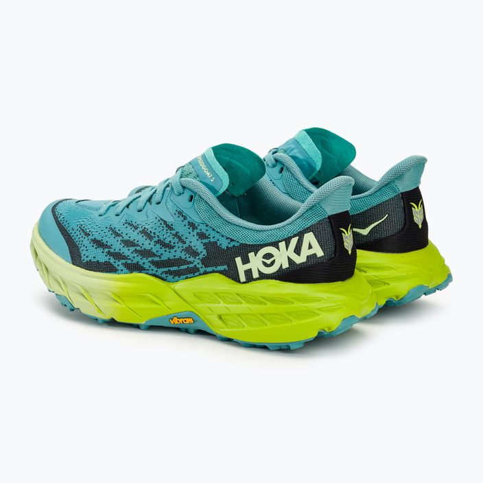 Γυναικεία παπούτσια για τρέξιμο HOKA Speedgoat 5 coastal shade/green glow 3