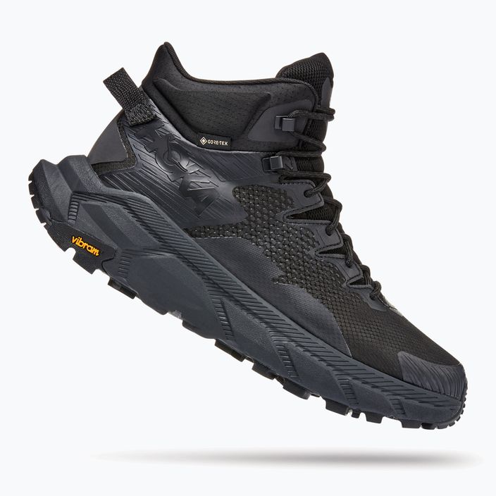 Ανδρικές μπότες πεζοπορίας HOKA Trail Code GTX μαύρο/καφέ 2