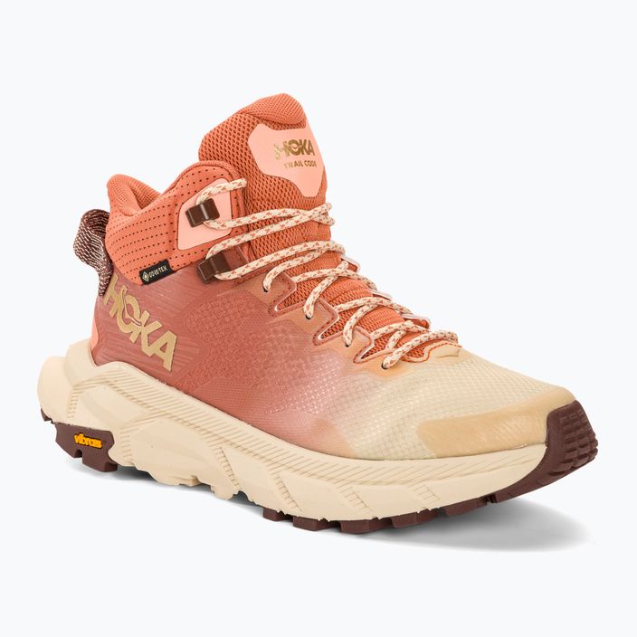 Γυναικεία παπούτσια πεζοπορίας HOKA Trail Code GTX sun baked/shortbread