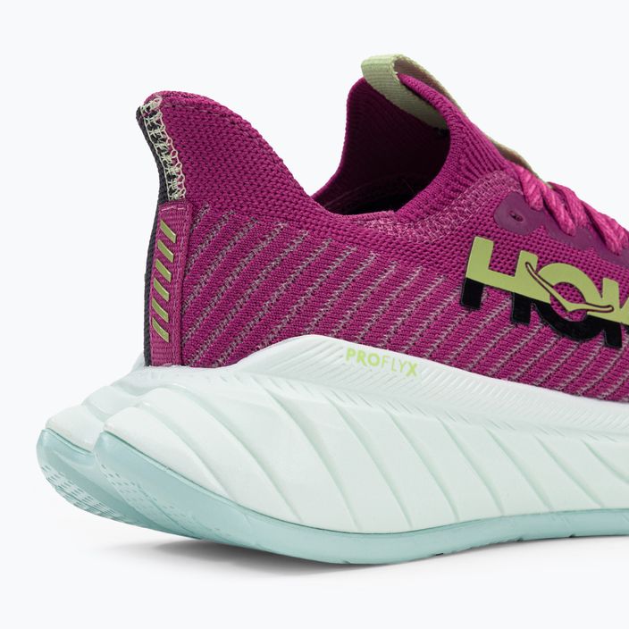 Γυναικεία παπούτσια για τρέξιμο HOKA Carbon X 3 ροζ 1123193-FFBL 10