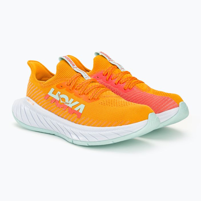 Γυναικεία παπούτσια για τρέξιμο HOKA Carbon X 3 radiant yellow/camellia 5