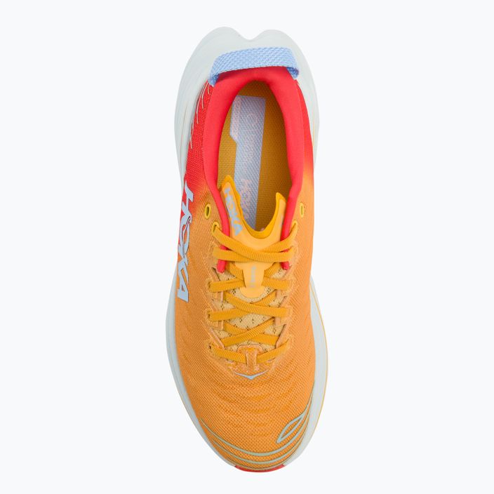 HOKA Bondi X fiesta/amber yellow ανδρικά παπούτσια για τρέξιμο 6