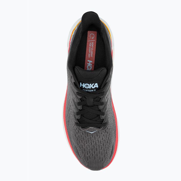 HOKA ανδρικά παπούτσια για τρέξιμο Clifton 8 γκρι 1119393-ACTL 6