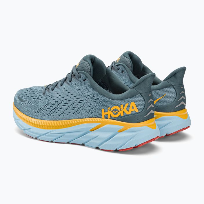 HOKA ανδρικά παπούτσια για τρέξιμο Clifton 8 ανοιχτό γκρι 1119393-GBMS 4