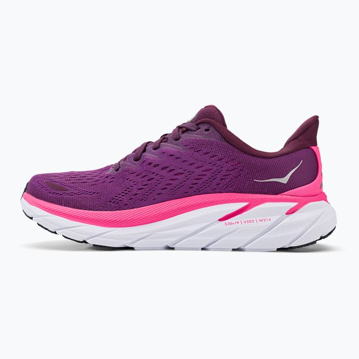 Γυναικεία παπούτσια για τρέξιμο HOKA Clifton 8 μοβ 1119394-GWBY 9