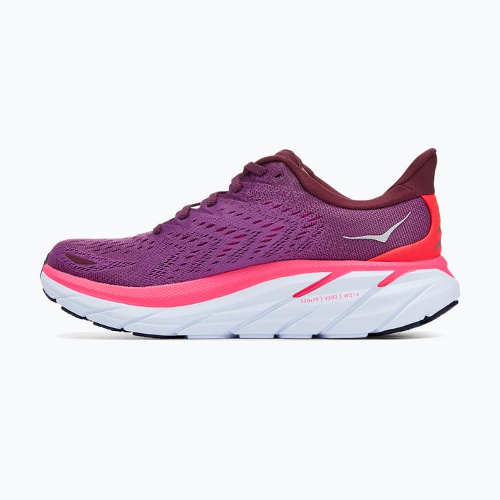 Γυναικεία παπούτσια για τρέξιμο HOKA Clifton 8 μοβ 1119394-GWBY 11