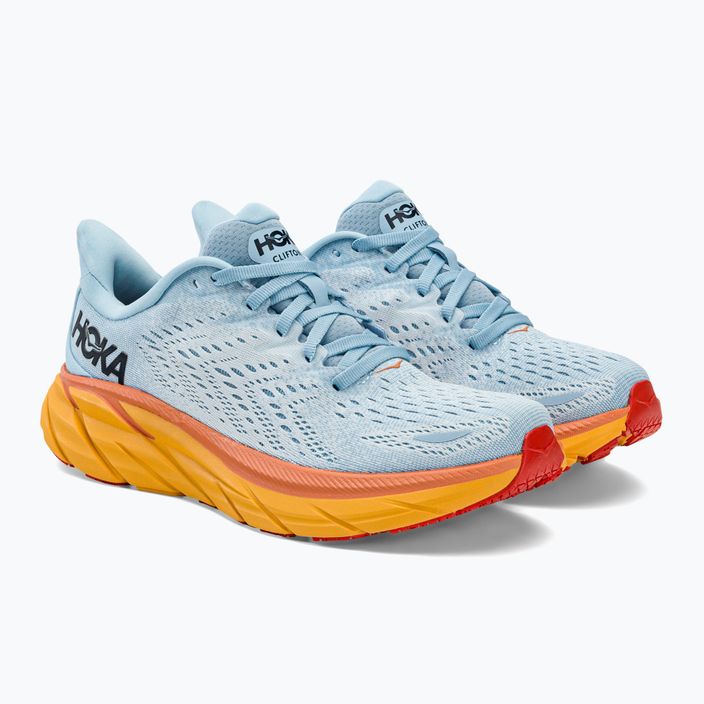 Γυναικεία παπούτσια για τρέξιμο HOKA Clifton 8 γαλάζιο 1119394-SSIF 4