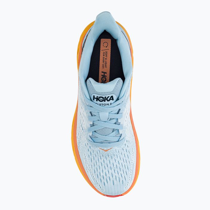 Γυναικεία παπούτσια για τρέξιμο HOKA Clifton 8 γαλάζιο 1119394-SSIF 6
