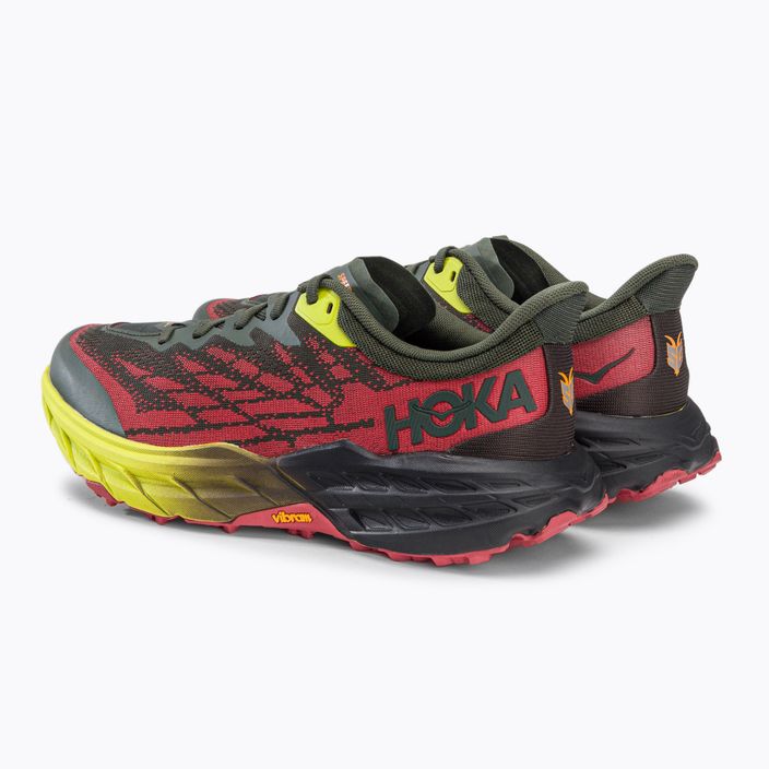 HOKA Speedgoat 5 ανδρικά παπούτσια για τρέξιμο σκούρο πράσινο 1123157-TFST 4