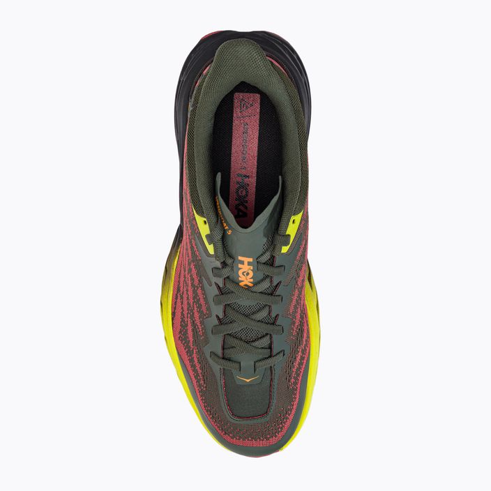 HOKA Speedgoat 5 ανδρικά παπούτσια για τρέξιμο σκούρο πράσινο 1123157-TFST 5