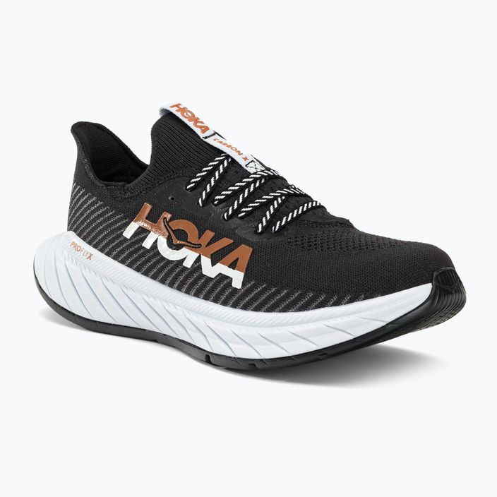 HOKA ανδρικά παπούτσια για τρέξιμο Carbon X 3 μαύρο και λευκό 1123192-BWHT