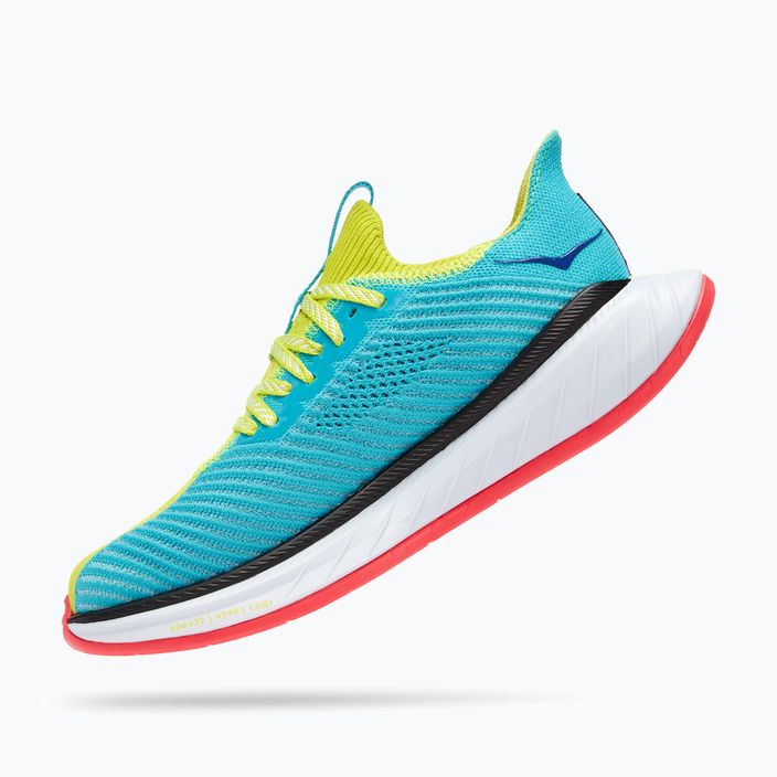Γυναικεία παπούτσια για τρέξιμο HOKA Carbon X 3 evening primrose/scuba blue 10