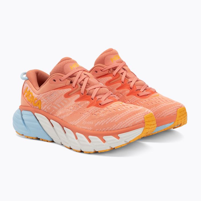 Γυναικεία παπούτσια για τρέξιμο HOKA Gaviota 4 shell coral/peach parfait 4