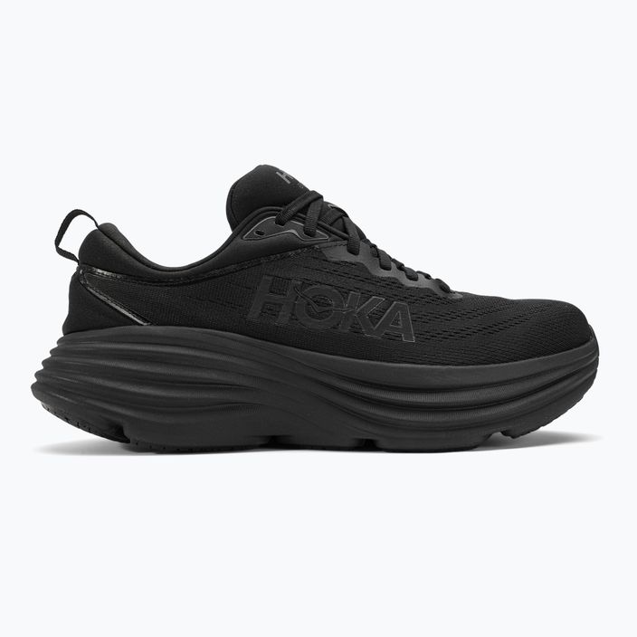 Ανδρικά παπούτσια για τρέξιμο HOKA Bondi 8 μαύρο/μαύρο 2