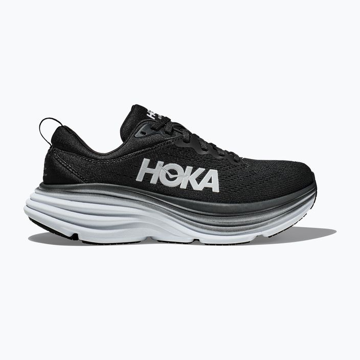 Ανδρικά παπούτσια τρεξίματος HOKA Bondi 8 μαύρο/λευκό 12