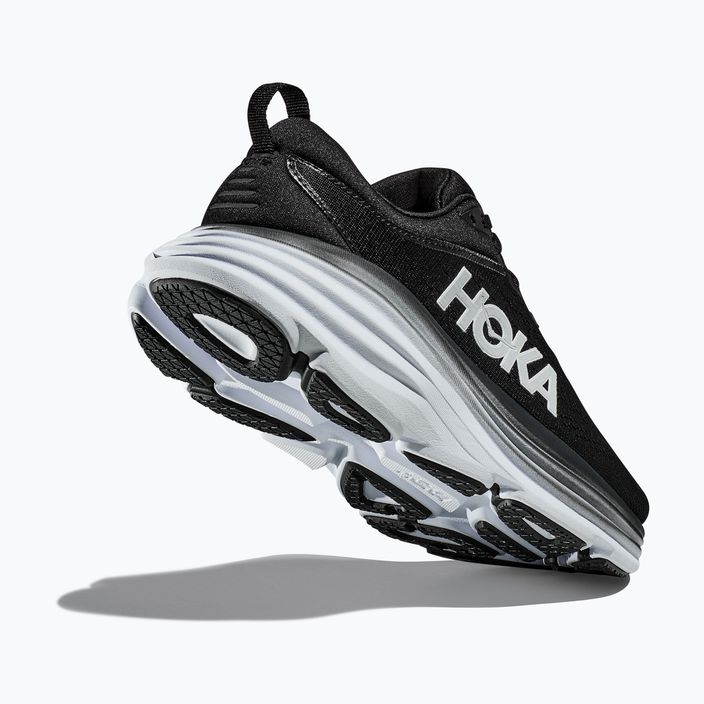 Ανδρικά παπούτσια τρεξίματος HOKA Bondi 8 μαύρο/λευκό 17