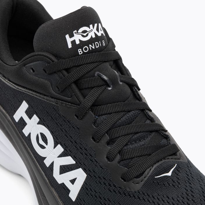 Ανδρικά παπούτσια τρεξίματος HOKA Bondi 8 μαύρο/λευκό 8