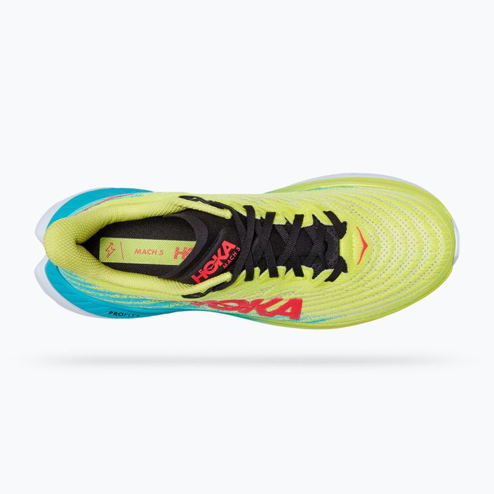 HOKA Mach 5 ανδρικά παπούτσια για τρέξιμο βραδινό primrose/scuba blue 9
