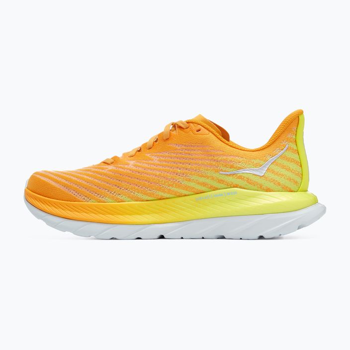 Ανδρικά αθλητικά παπούτσια τρεξίματος HOKA Mach 5 radiant κίτρινο πορτοκαλί 8