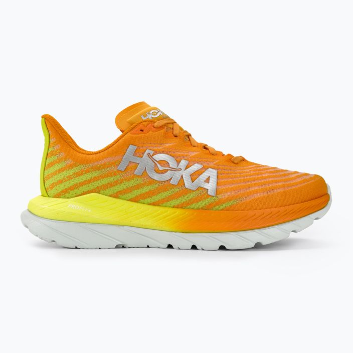 Ανδρικά αθλητικά παπούτσια τρεξίματος HOKA Mach 5 radiant κίτρινο πορτοκαλί 2