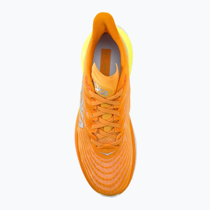 Ανδρικά αθλητικά παπούτσια τρεξίματος HOKA Mach 5 radiant κίτρινο πορτοκαλί 6