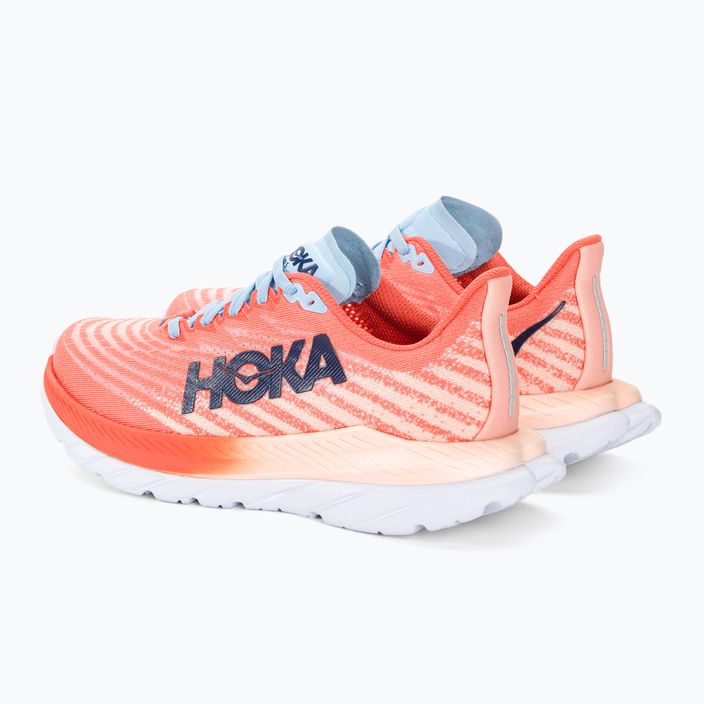 Γυναικεία παπούτσια για τρέξιμο HOKA Mach 5 camellia/peach perfait 3