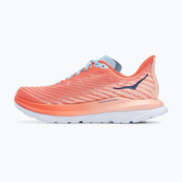 Γυναικεία παπούτσια για τρέξιμο HOKA Mach 5 camellia/peach perfait 8