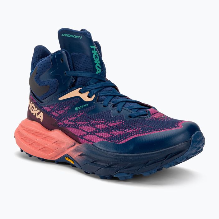 Γυναικεία παπούτσια για τρέξιμο HOKA Speedgoat 5 Mid GTX bellwether blue/camellia