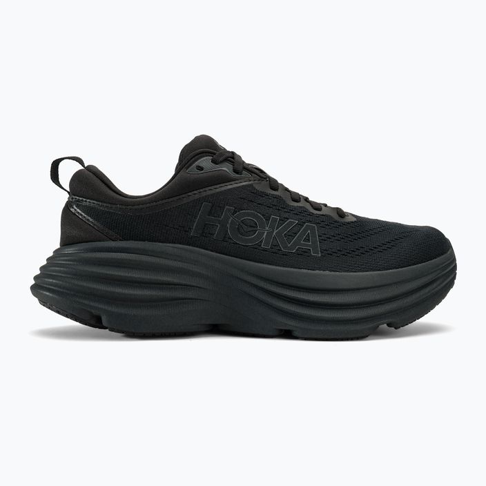 Γυναικεία παπούτσια για τρέξιμο HOKA Bondi 8 μαύρο/μαύρο 2