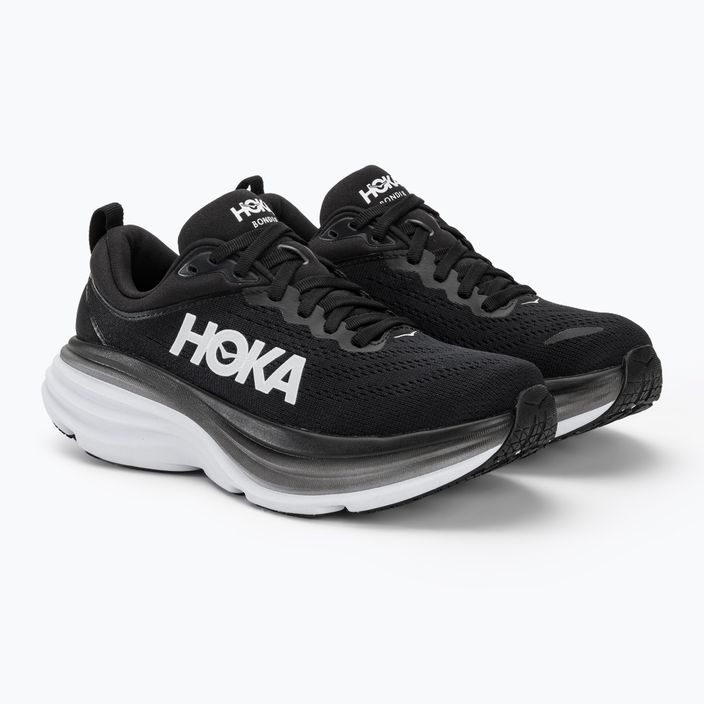 Γυναικεία παπούτσια για τρέξιμο HOKA Bondi 8 μαύρο/λευκό 4