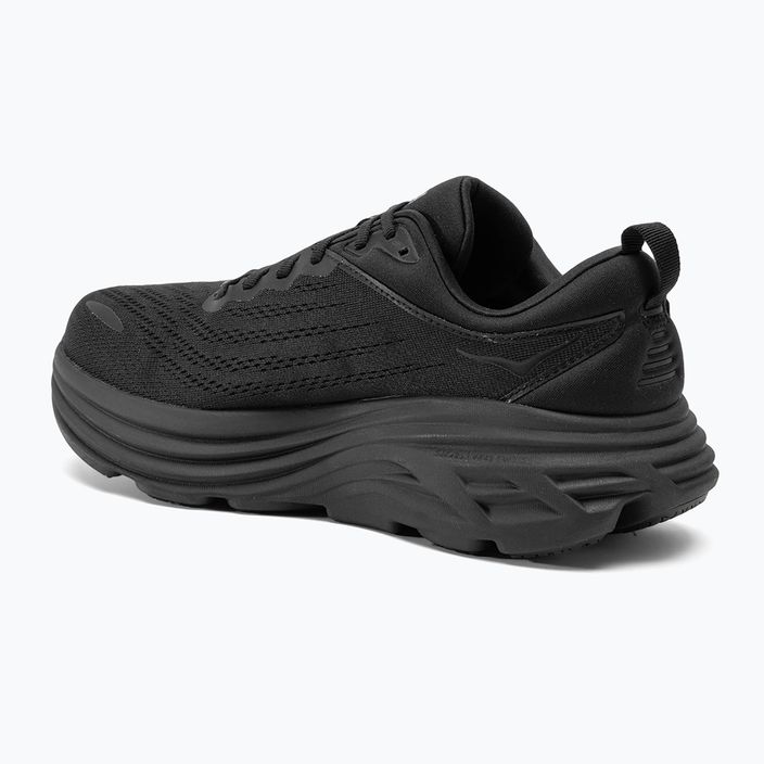 Ανδρικά παπούτσια για τρέξιμο HOKA Bondi 8 Wide μαύρο/μαύρο 3