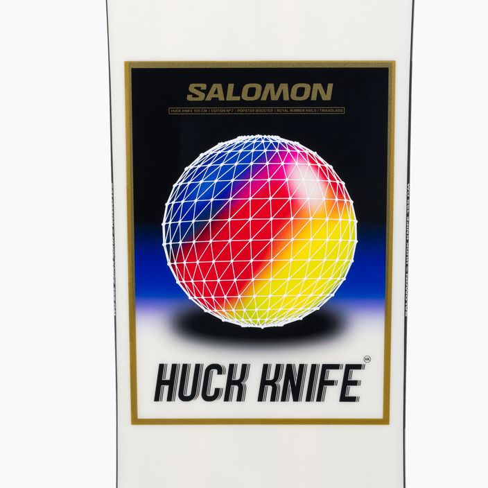 Ανδρικό snowboard Salomon Huck Knife λευκό L47018300 6