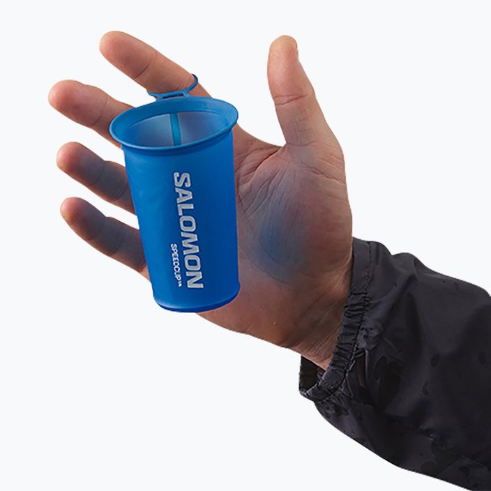 Salomon Soft Cup Speed 150ml αναδιπλούμενο κύπελλο διαφανές μπλε 3