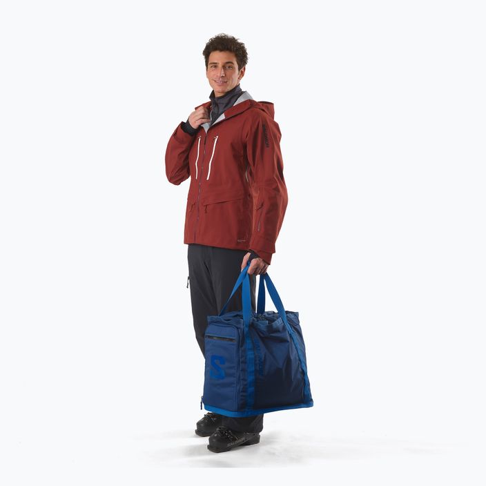Τσάντα σκι Salomon Extend Max Gearbag 30 l ναυτικό μπλε/μαύρη παιώνια 2