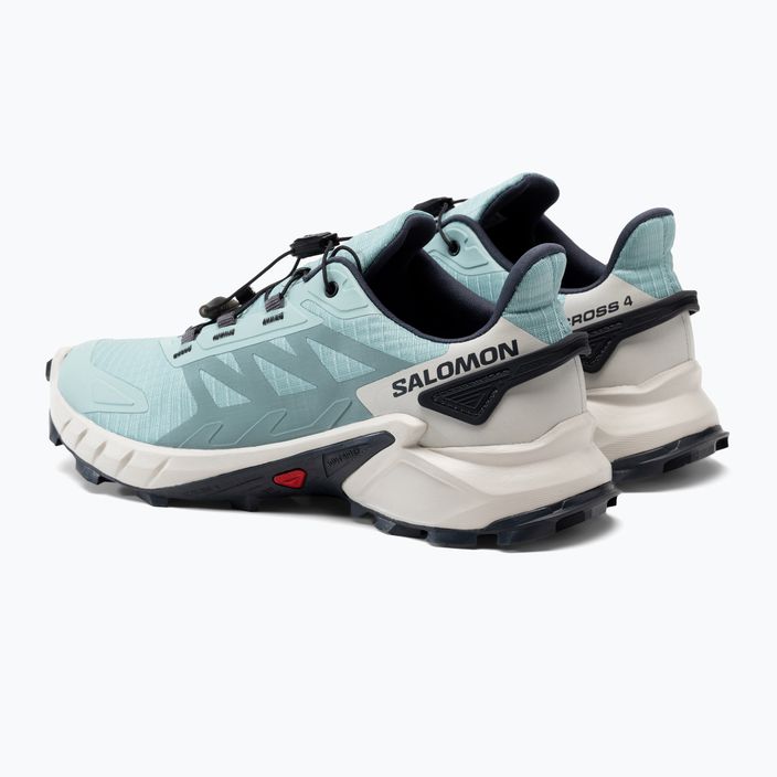Salomon Supercross 4 γυναικεία παπούτσια για τρέξιμο πράσινο L41737300 3
