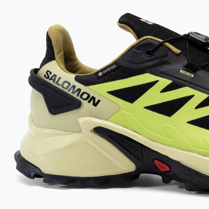 Salomon Supercross 4 GTX ανδρικά παπούτσια για τρέξιμο μαύρο/πράσινο L41731700 10