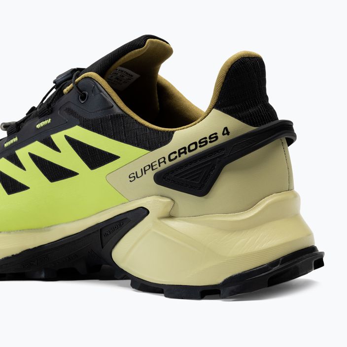 Salomon Supercross 4 GTX ανδρικά παπούτσια για τρέξιμο μαύρο/πράσινο L41731700 11