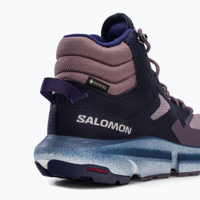 Salomon Predict Hike Mid GTX γυναικείες μπότες πεζοπορίας μοβ L41737000 8