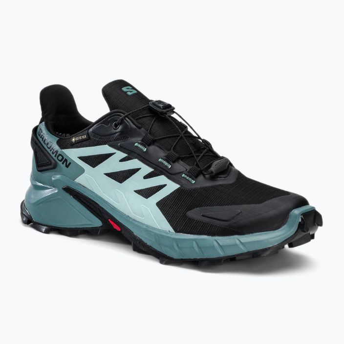 Γυναικεία παπούτσια για τρέξιμο Salomon Supercross 4 GTX μαύρο-μπλε L41735500
