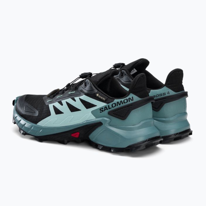Γυναικεία παπούτσια για τρέξιμο Salomon Supercross 4 GTX μαύρο-μπλε L41735500 3
