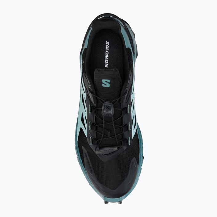 Γυναικεία παπούτσια για τρέξιμο Salomon Supercross 4 GTX μαύρο-μπλε L41735500 6