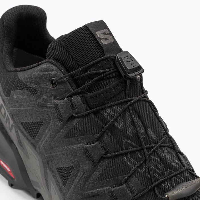 Ανδρικά αθλητικά παπούτσια τρεξίματος Salomon Speedcross 6 GTX μαύρο/μαύρο/φαντομάς 12
