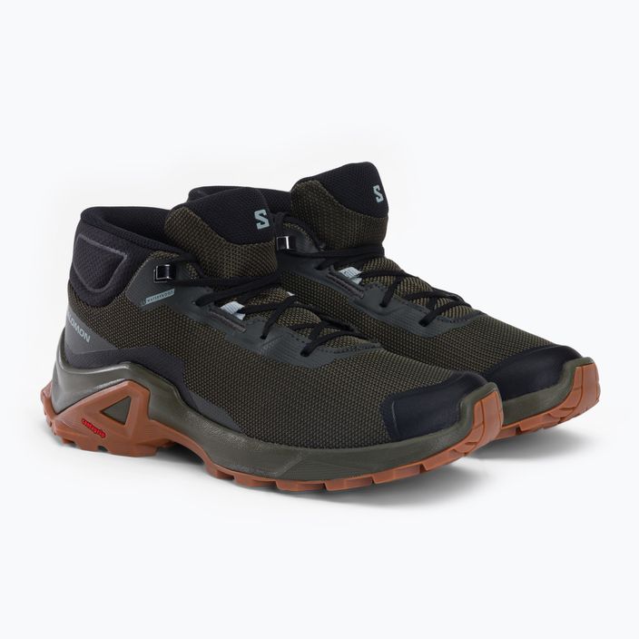 Ανδρικά παπούτσια trekking Salomon X Reveal Chukka CSWP 2 πράσινο L41763000 5